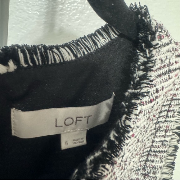 LOFT Sleeveless Tweed Dress w/pockets!! Size 6 - Picture 8 of 9